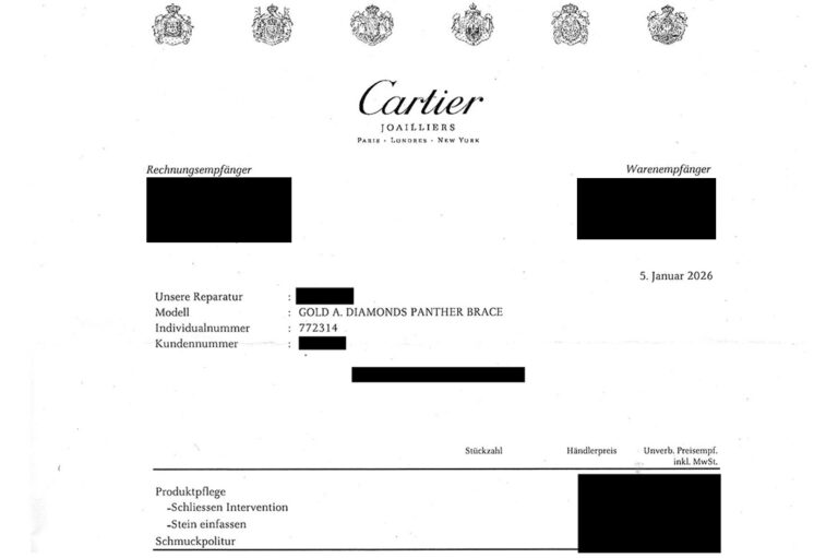 Cartier Armband Panthere 104 Billanten ca 2,0 ct TW/VVS Gold 18 cm [BRORS 20623]