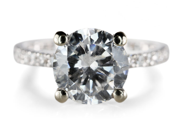 Ring 1 Brillant 1,24 ct RIVER/P1 750 Weißgold DPL Gr. 54 [BRORS 20625]