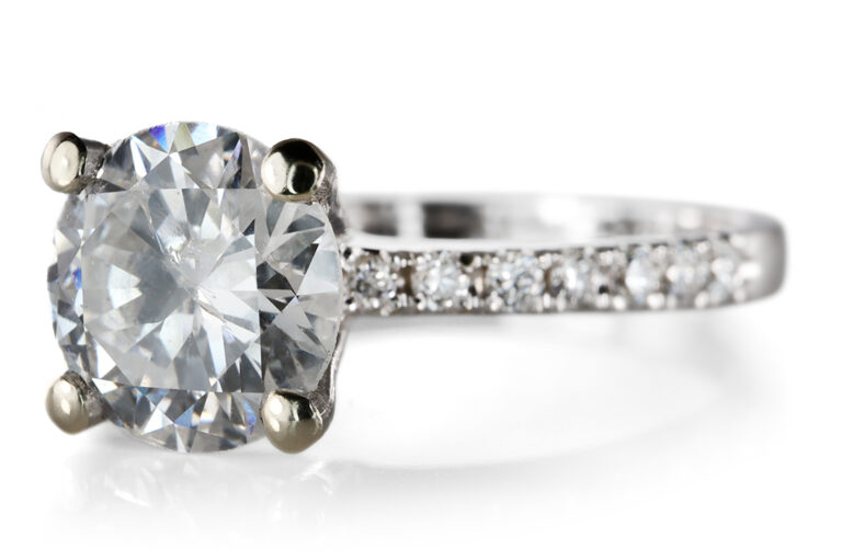 Ring 1 Brillant 1,24 ct RIVER/P1 750 Weißgold DPL Gr. 54 [BRORS 20625]