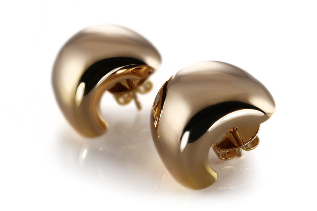 Schubart Ohrstecker 750 Gelbgold L. 18,50 cm [BRORS 20646]