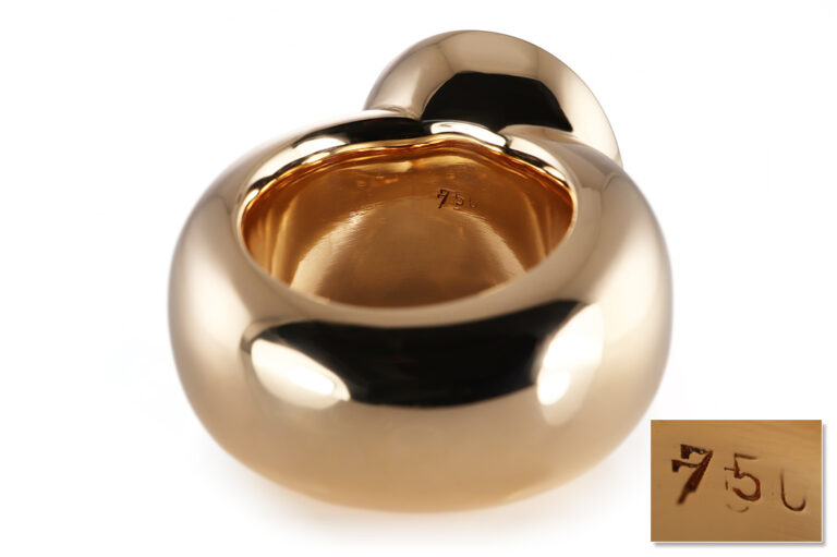 Ring Schubart 1 Karneol ca 30,0 ct. 750 Gelbgold Gr. 57 [BRORS 20664]