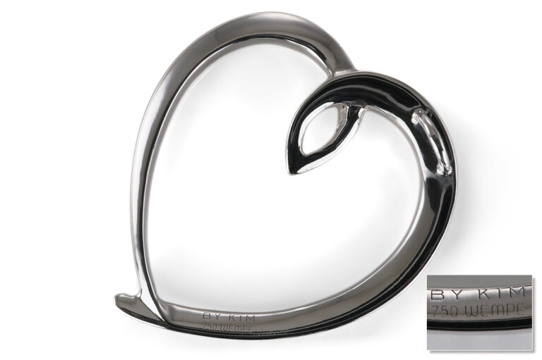 WEMPE Herz Anhänger BY KIM 20 Brillanten ca. 0,46 ct.TW/SI 750 Gold[BRORS 20685]