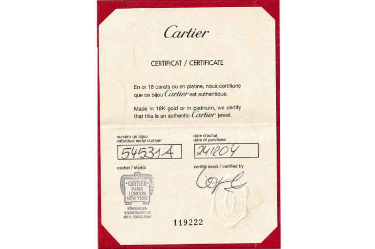 Cartier Ohrstecker Maillon Panthere 750 Gelbgold Box u. Papiere [BRORS 20697]