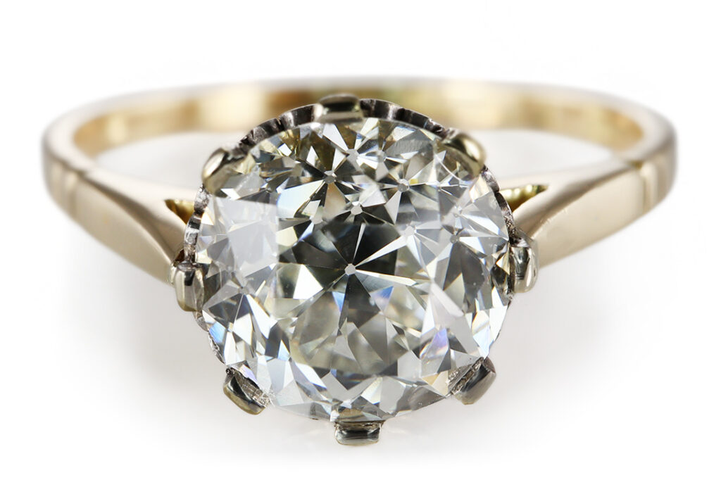 Ring 1 Diamant ca 1,58 ct K/VS2 750 Gold DPL Gr. 52 [BRORS 20702]