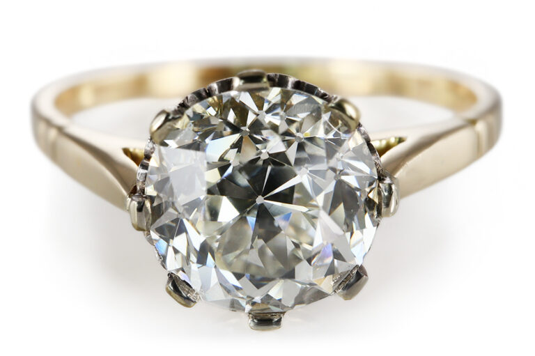 Ring 1 Diamant ca 1,58 ct K/VS2 750 Gold DPL Gr. 52 [BRORS 20702]