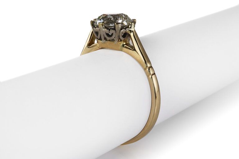 Ring 1 Diamant ca 1,58 ct K/VS2 750 Gold DPL Gr. 52 [BRORS 20702]