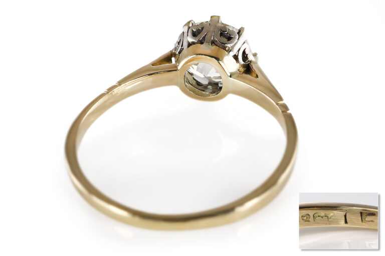 Ring 1 Diamant ca 1,58 ct K/VS2 750 Gold DPL Gr. 52 [BRORS 20702]