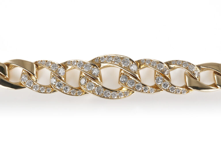 Cartier Collier Georges Lenfant 53 Brillanten ca 1,3 ct 750 Gold [BRORS 20705]