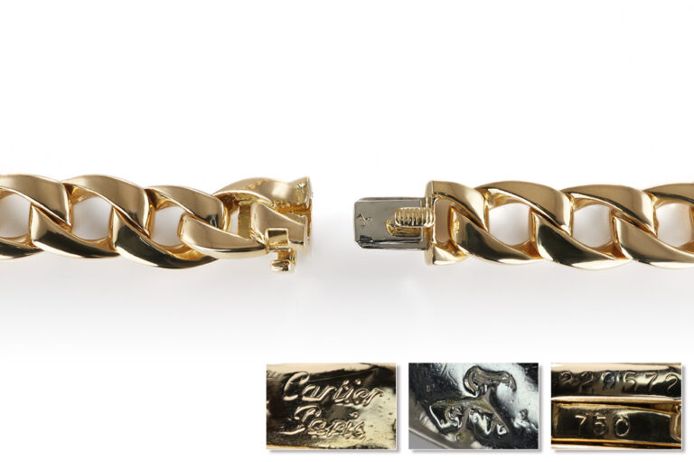 Cartier Collier Georges Lenfant 53 Brillanten ca 1,3 ct 750 Gold [BRORS 20705]