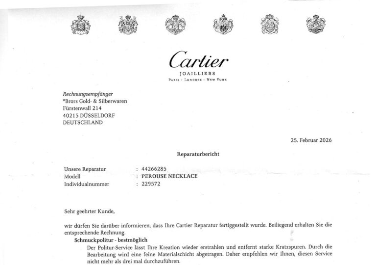 Cartier Collier Georges Lenfant 53 Brillanten ca 1,3 ct 750 Gold [BRORS 20705]