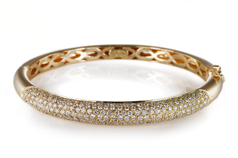 Armreif WEMPE 233 Brillanten ca 2,20 ct TW/VVS 750 Gold [BRORS 20706]