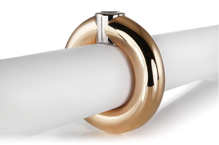 Schubart Ring 1 Brillant ca. 0,26 ct H/P1 750 Gold Gr. 54 [BRORS 20708]