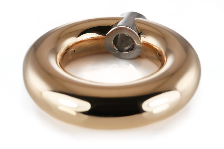 Schubart Ring 1 Brillant ca. 0,26 ct H/P1 750 Gold Gr. 54 [BRORS 20708]