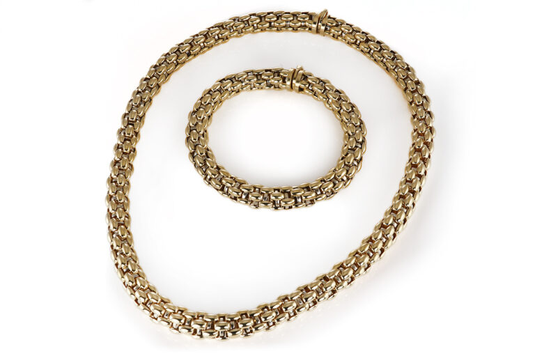 Fope Kette mit Armband kombinierbar 750 Gelbgold [BRORS 20709]