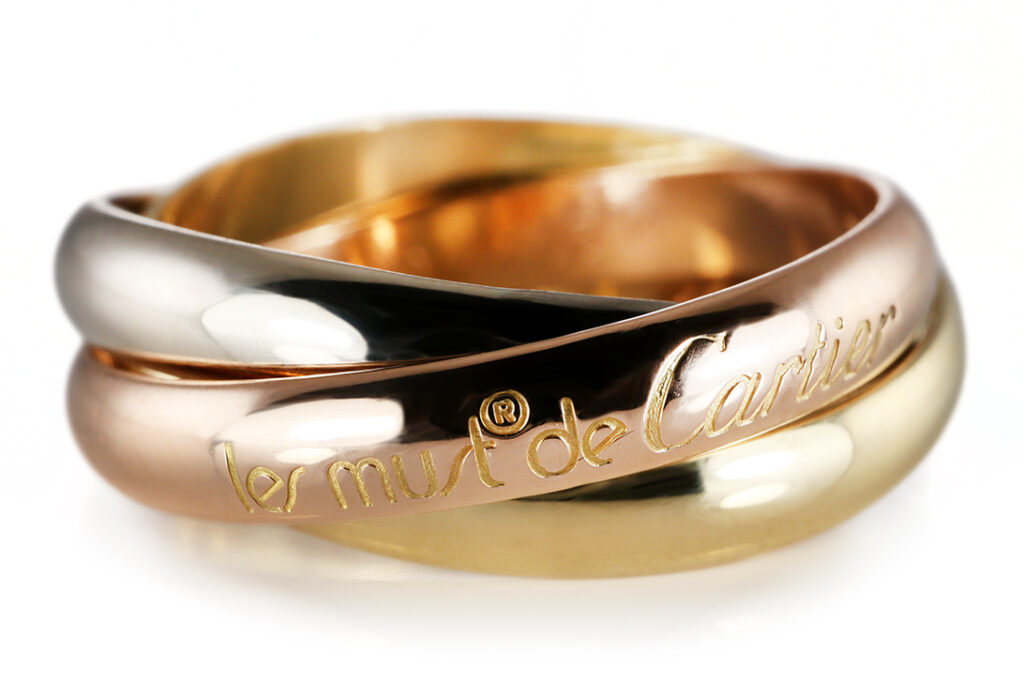 Cartier Trinity les must de Cartier 3 Band Ring 750 Gold Gr. 56 [BRORS 20710]