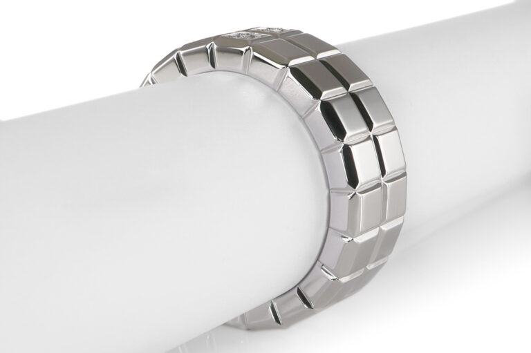 Chopard Ring ICE CUBE 16 Brillanten 750 Weißgold Gr 55 WIE NEU [BRORS 20724]