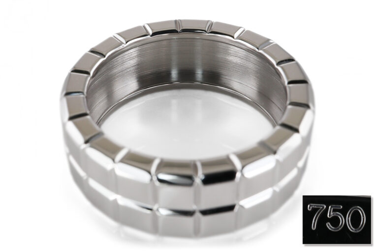 Chopard Ring ICE CUBE 16 Brillanten 750 Weißgold Gr 55 WIE NEU [BRORS 20724]