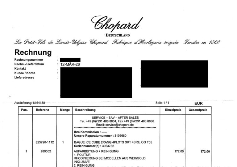 Chopard Ring ICE CUBE 16 Brillanten 750 Weißgold Gr 55 WIE NEU [BRORS 20724]