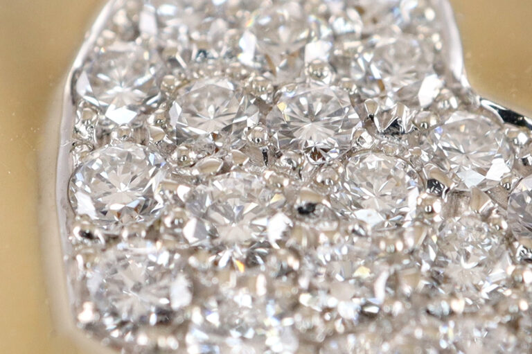 WEMPE Herz Anhänger 20 Brillanten ca. 0,42 ct lupenrein 750 Gold [BRORS 20729]