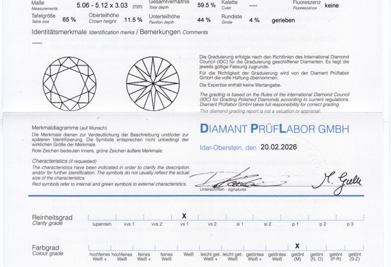 Ring 1 Brillant 0,49 ct + 18 Brillanten 0,1 ct Weißgold DPL Gr.54 [BRORS 20731]