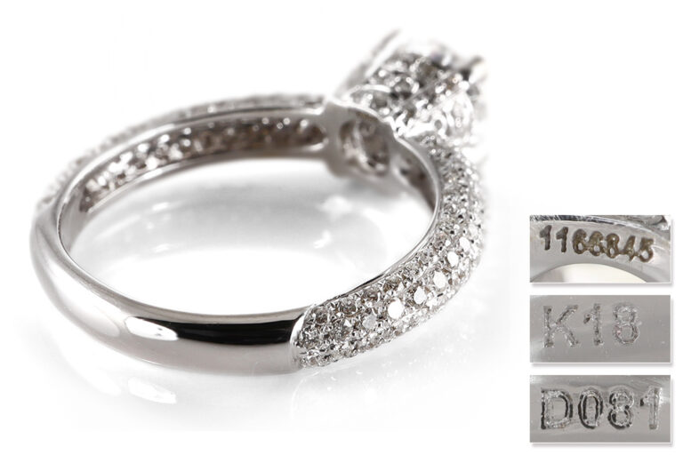 Ring Einkaräter Brillant 1,0ct River/Lupenrein +164 Brillanten HRD [BRORS 20732]