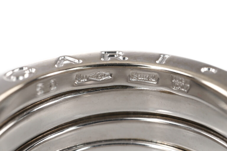 Ring Bvlgari Bulgari B. Zero 1 2-Band 750 Weißgold Gr 50 [BRORS 20735]