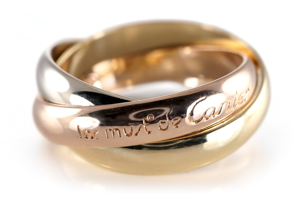 Cartier Trinity les must de Cartier 3 Band Ring 750 Gold Gr. 51 [BRORS 20738]