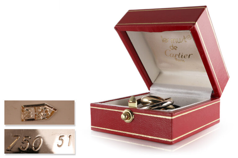 Cartier Trinity les must de Cartier 3 Band Ring 750 Gold Gr. 51 [BRORS 20738]