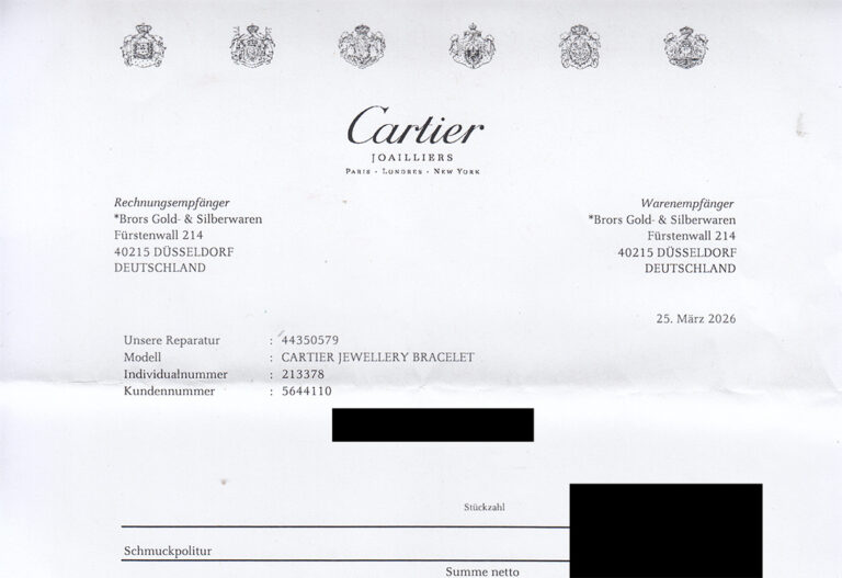 Cartier Trinity Kette Vintage 1940er Full Set Cartier Aufarbeitung [BRORS 20742]