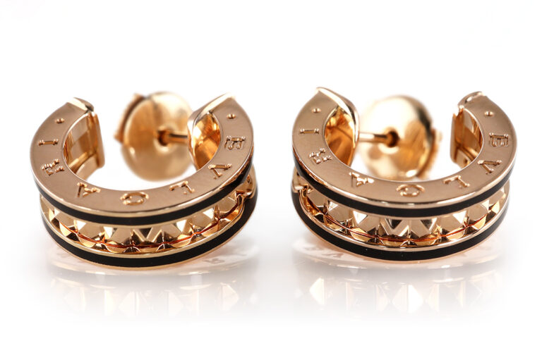 Bvlgari Ohrstecker B-Zero 1 "Rock" Ref 357567 750 Rosegold Gr L [BRORS 20745]