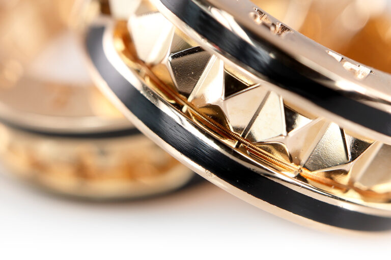 Bvlgari Ohrstecker B-Zero 1 "Rock" Ref 357567 750 Rosegold Gr L [BRORS 20745]