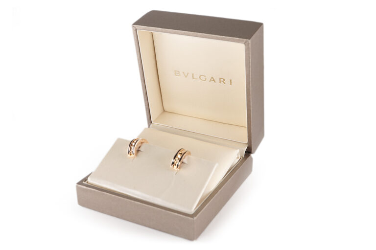Bvlgari Ohrstecker B-Zero 1 "Rock" Ref 357567 750 Rosegold Gr L [BRORS 20745]