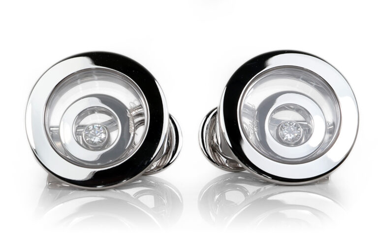 Ohrstecker Chopard Happy Spirit 2 Brillanten 0,2 ct 750 Weißgold [BRORS 20747]