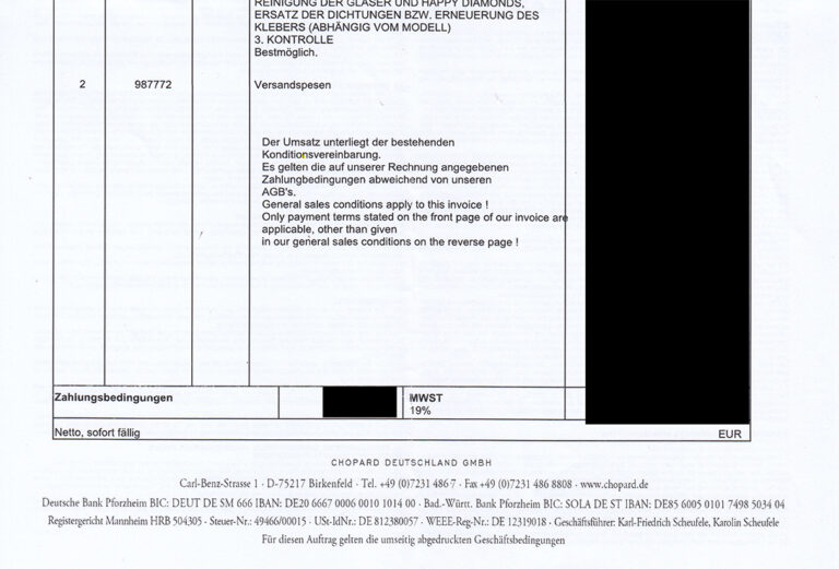 Ohrstecker Chopard Happy Spirit 2 Brillanten 0,2 ct 750 Weißgold [BRORS 20747]