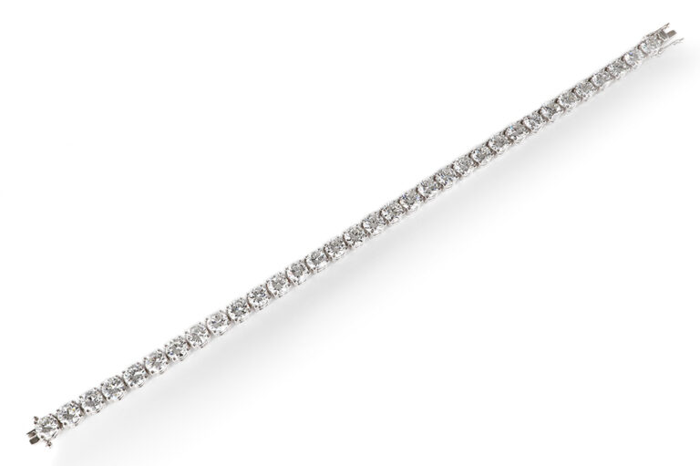SONDERPREIS Tennisarmband 33 Brillanten 13,55 ct River-TW/VS IGI [BRORS 20755]