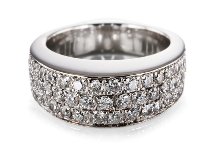Piaget Ring Millenium 59 Brillanten ca. 0,6 ct 750 Weißgold Gr 54 [BRORS 20770]