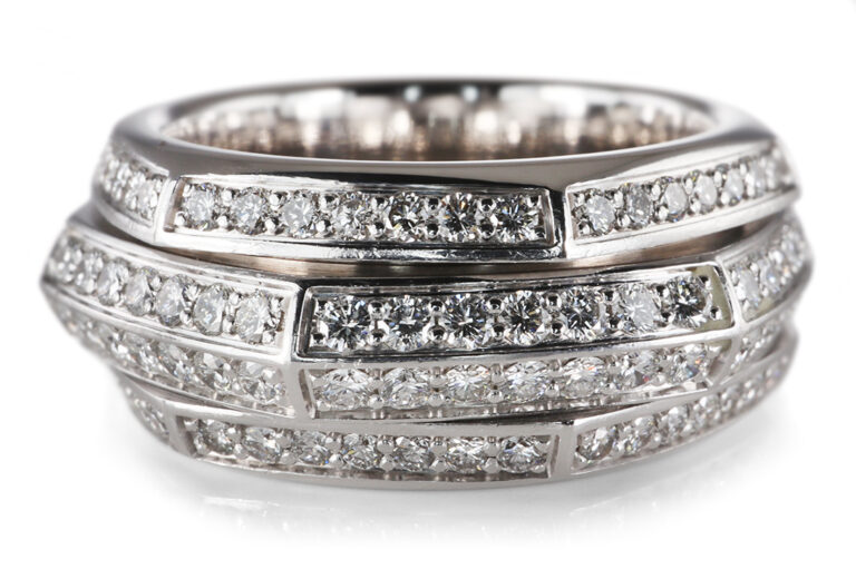 Piaget Ring Drehring Possession Hexagon Pave 168 Brillanten Gr 55 [BRORS 20771]