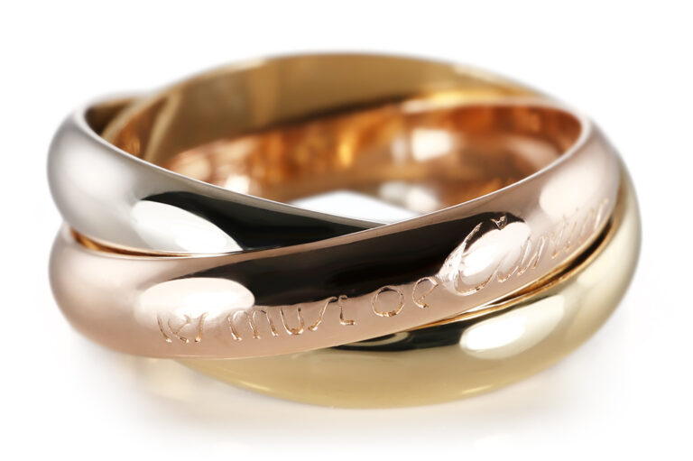 Cartier Trinity les must de Cartier 3 Band Ring 750 Gold Gr. 53 [BRORS 20774]