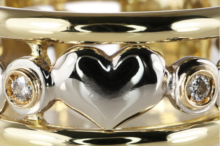 Ring Wempe Herz 3 Brillanten insg ca 0,45 ct TW/VS 750 Gold [BRORS 20775]