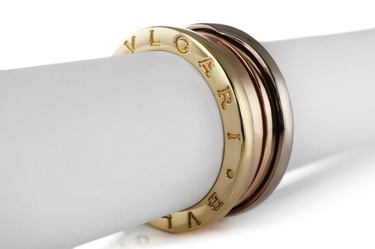 Ring Bvlgari Bulgari B. Zero 1 3-Band 750 Tricolor Gr. 53 [BRORS 20778]