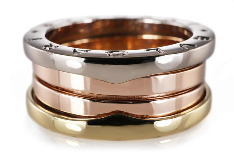 Ring Bvlgari Bulgari B. Zero 1 3-Band 750 Tricolor Gr. 53 [BRORS 20778]