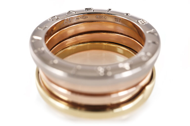 Ring Bvlgari Bulgari B. Zero 1 3-Band 750 Tricolor Gr. 53 [BRORS 20778]