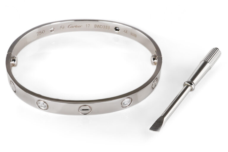 Cartier LOVE Armreif m. nachträglichem Diamantbesatz Aftermarket [BRORS 20744]
