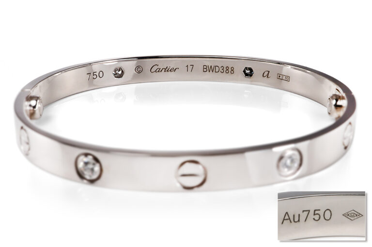 Cartier LOVE Armreif m. nachträglichem Diamantbesatz Aftermarket [BRORS 20744]