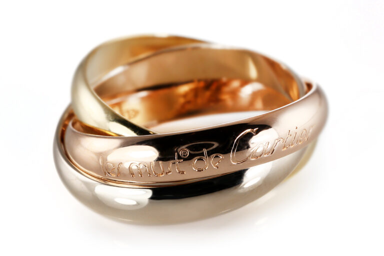 Cartier Trinity les must de Cartier 3 Band Ring 750 Gold Gr. 51 [BRORS 20790]