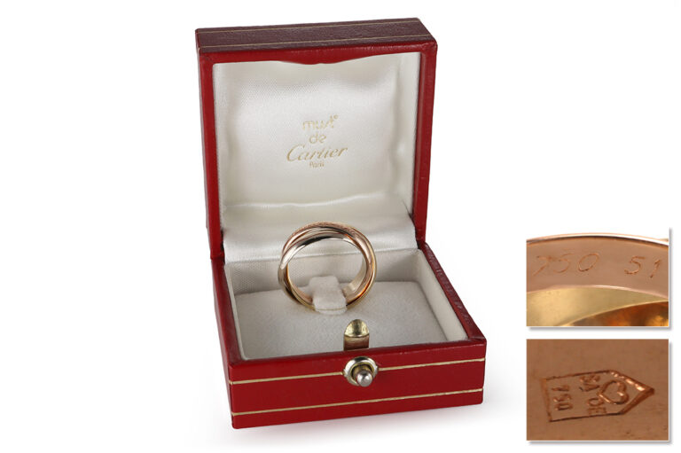 Cartier Trinity les must de Cartier 3 Band Ring 750 Gold Gr. 51 [BRORS 20790]