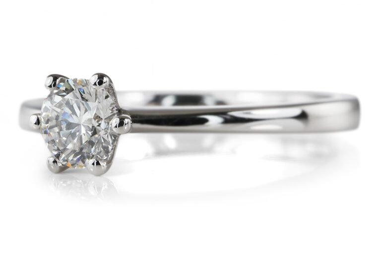 Wempe Renaissance Ring 1 Brillant 0,27 ct G/SI 750 Weißgold Gr 56 [BRORS 20812]