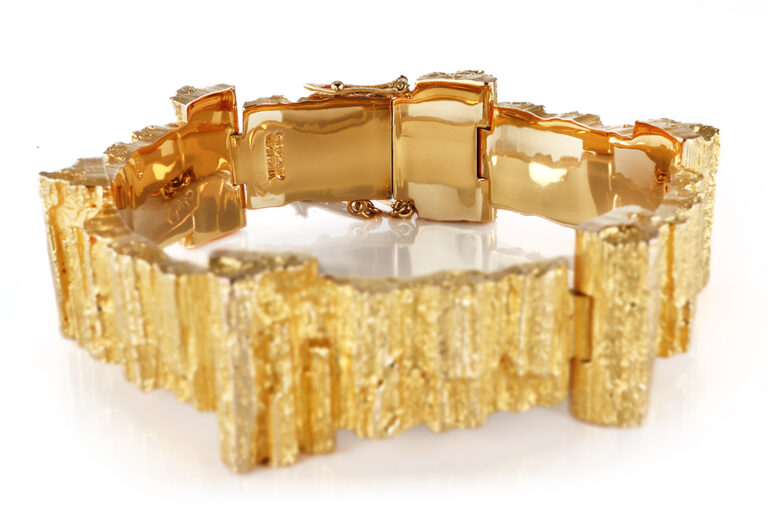 Armband Lapponia Björn Weckström vintage 1981 585 Gelbgold 65 g [BRORS 20841]
