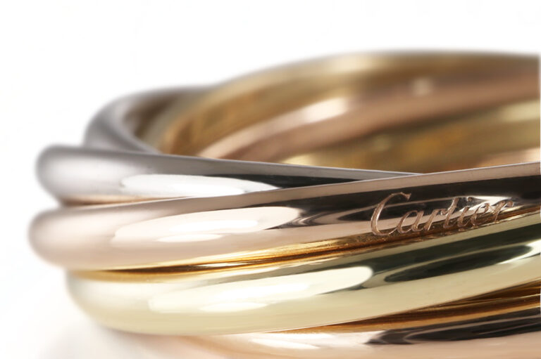 Ring Cartier Trinity 7 Band Ring 750 Gold Gr. 51 original Papiere [BRORS 20847]