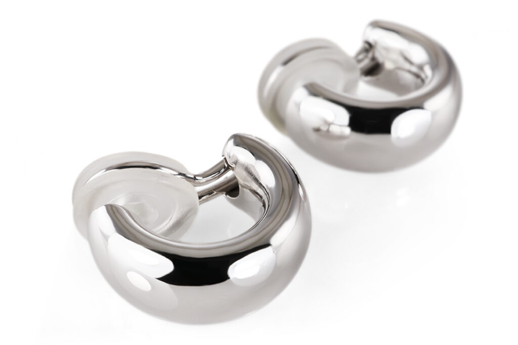 Halbcreolen Ohrclips Isabelle FA 750 Weißgold Höhe 18,3 mm 11,8 g [BRORS 20848]